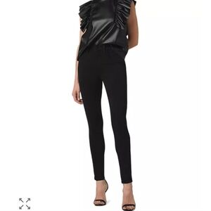 Joe's Jeans The Charlie High Rise Ankle Skinny Jeans in Black